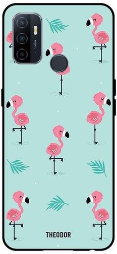 Protective Case Cover For Oppo A53/A53S Flamingo Pattern