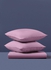 Duvet Cover - With Pillow Cover 50X75 Cm, Comforter 160X200 Cm, - For Queen Size Mattress - Lilac 100% Cotton 180 Thread Count