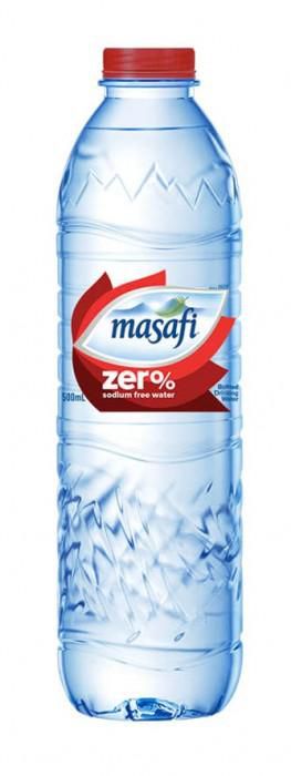 MASAFI ZERO, Bottled Drinking Water, 500ml PET Bottles
