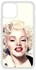 Protective Case Cover for Apple iPhone 13 Marilyn Monroe Multicolour
