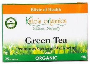 Kate's Organics Green Tea Bag 50 g 25 Bags