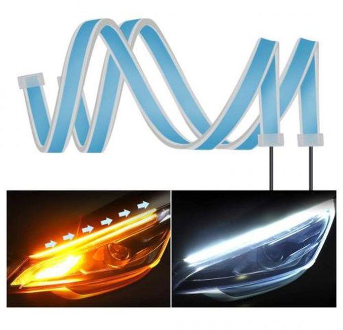LED Headlight Strip, Flexible, Water Resistant - 2 Pieces
