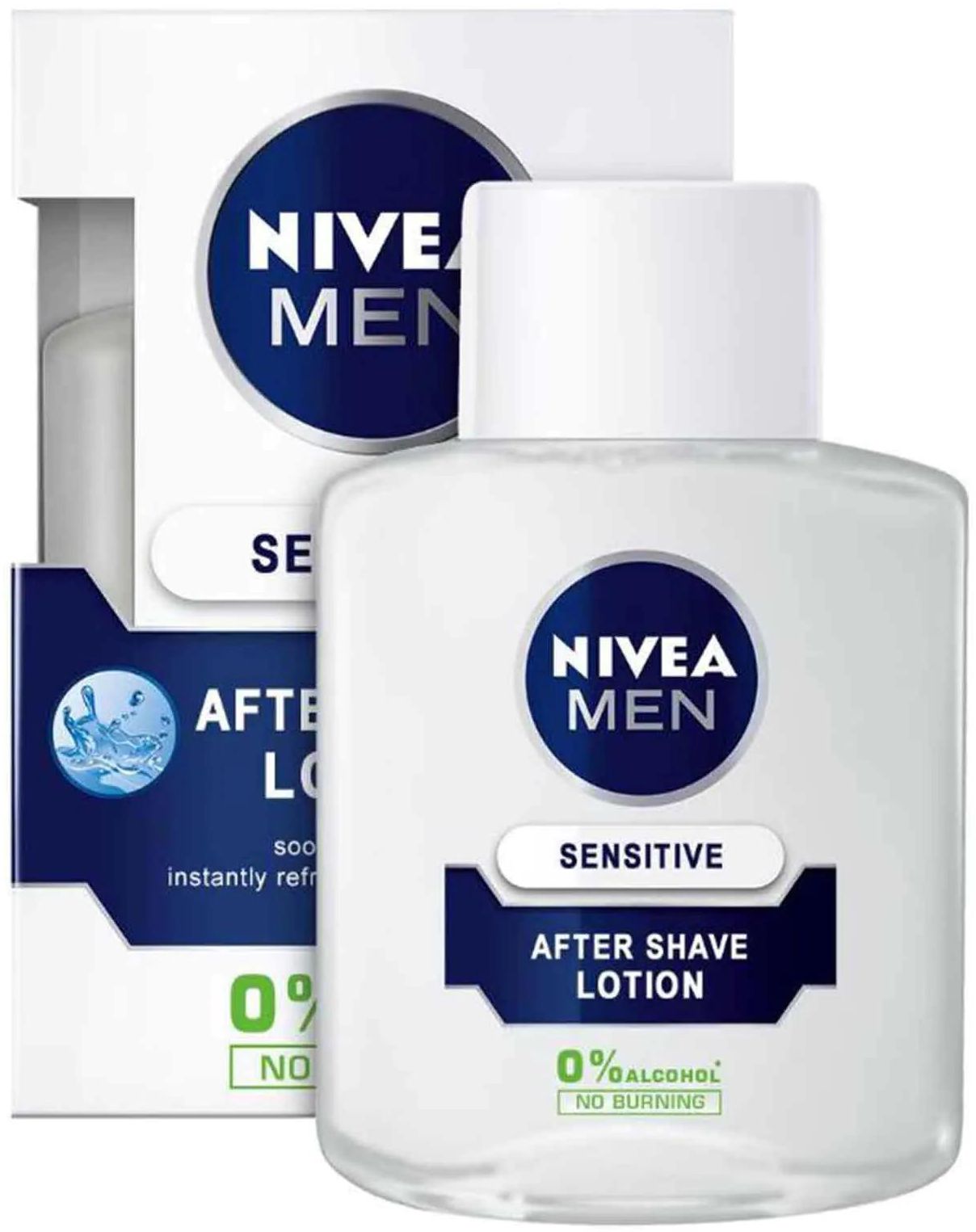 Nivea sensitive after shave fluid for men 100 ml