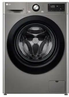Get LG F4R3VYG6P Front Load Washing Machine, Direct Drive Technology, 9 Kg - Silver with best offers | Raneen.com