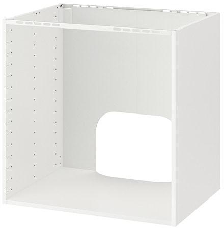 METOD Base cabinet for built-in oven/sink, white