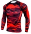 Men Quick Dry Breathable Sports Long Sleeve T-Shirt Red