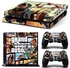 PVC Protection Decal Skin Cover Sticker For Sony PS4 Console with 2 Pcs Stickers Controller -DP31-