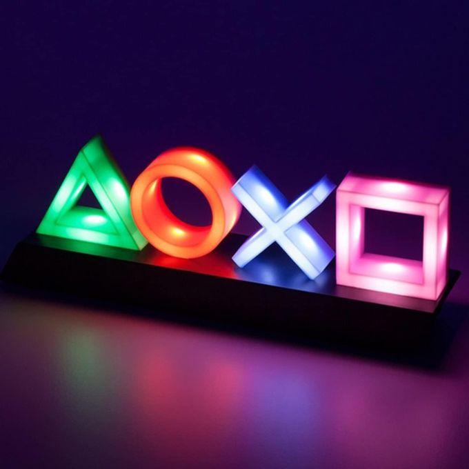 Playstation Icons Neon Signs For Bedroom, Wall Decor, Learning, USB Port, LED Light