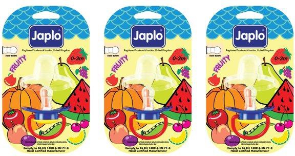 Japlo Fruity Soother Newborn Blister Cards (3 in 1)