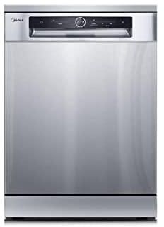 Midea Turbo Speed Double Dishwasher With 15 Place Settings, Silver