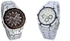 Curren for Men Chronograph 8084 Stainless Steel Watch Set