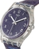 Swatch Women's Multi Color Dial Leather Band Watch - GE245