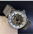 Keep Moving Unique Designer Silver Wrist Watch
