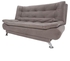 Art Home Velvet Sofa Bed - 3 Seaters - Grey