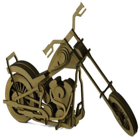 Galfn Easy Rider Billy Bike Three Dimensions Wooden Puzzle