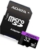 ADATA microSD 32GB Memory Card, black/gray
