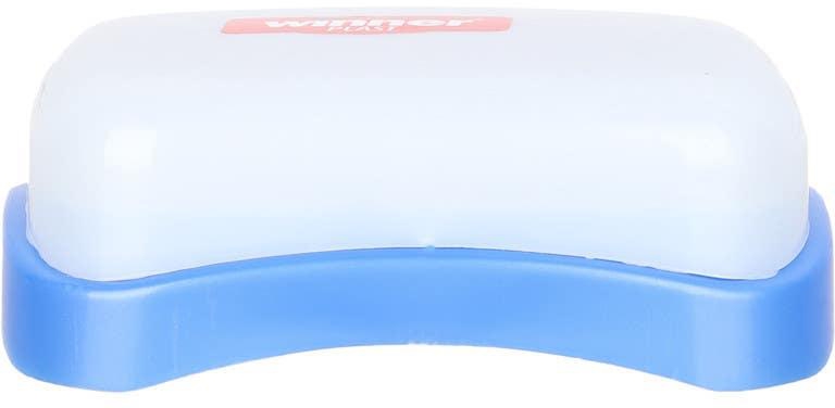 Get Winner Plast Rectangular Soap Dish with Lid, 12×8.5 cm with best offers | Raneen.com