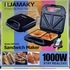 Jamaky Sandwich Maker - 1000 Watt