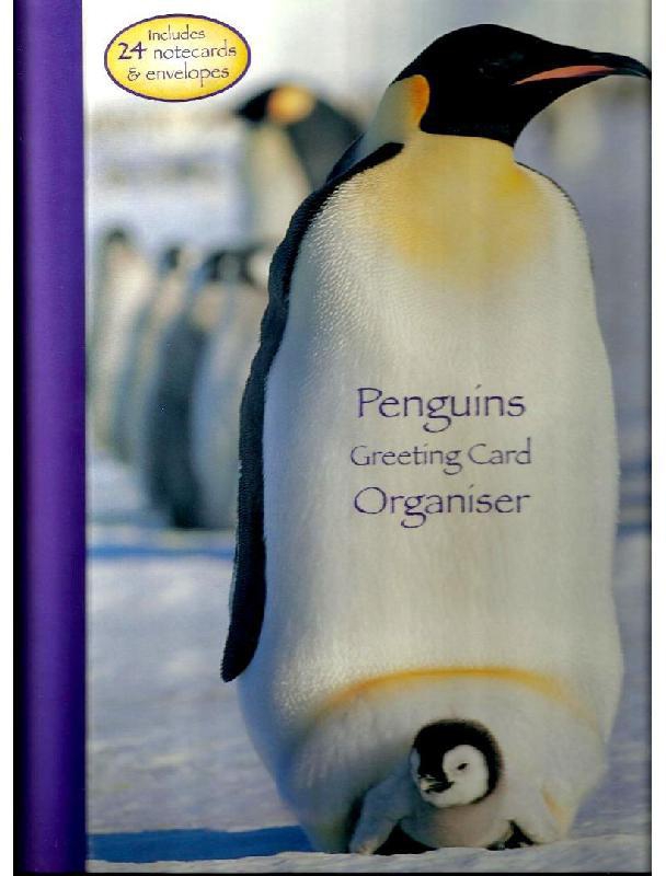 Penguins Greeting Card Organiser
