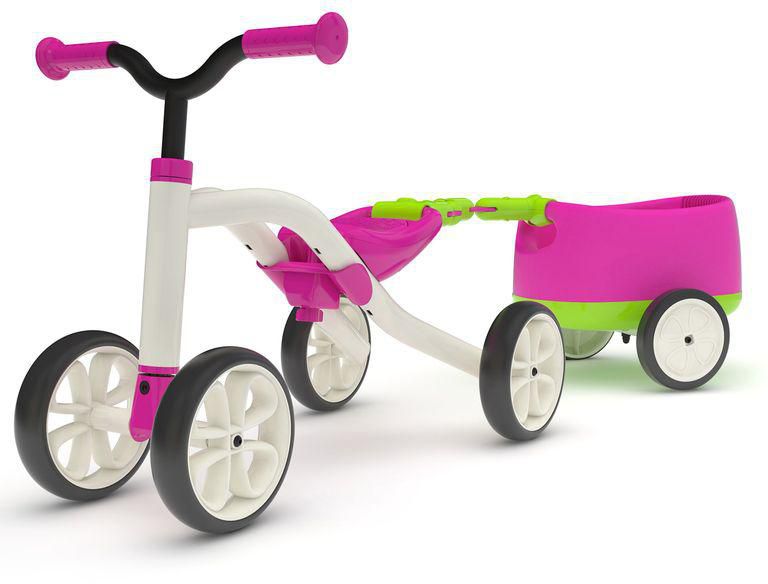 Kids Ride On Quadie + Traillie-Pink