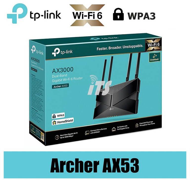 TP-Link AX3000 Dual Band Gigabit Wi-Fi 6 Router (Archer AX53)