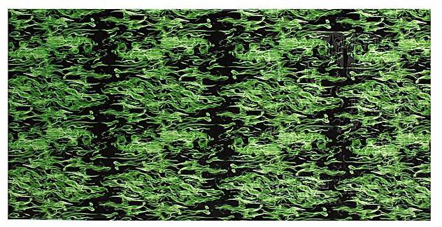 1x0.5m Green Flame Hydrographics Hydro Dipping DIP Water Transfer Printing