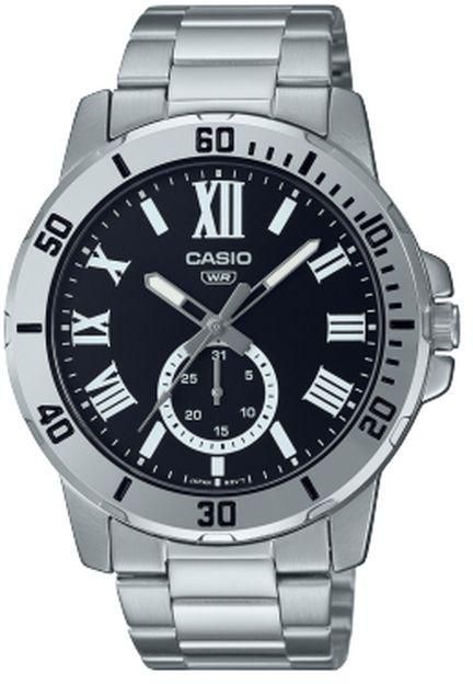 Casio Watch MTP-VD200D-1BUDF For Men Analog Silver Metal