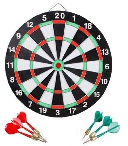 Dart Game Set With 6 Darts For Kids