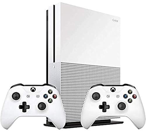 Microsoft Xbox One S 1TB Console (White) with Extra Controller - UAE Version