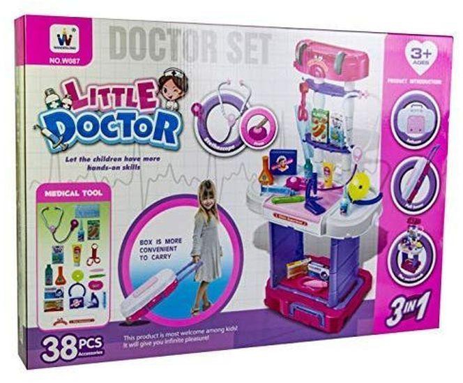 Little Doctor 3 In 1 Portable Little Doctor With A Suitcase