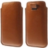 PU Leather Sleeve Pouch Shell for iPhone 6 - Size 13.5 x 7.5cm – Brown