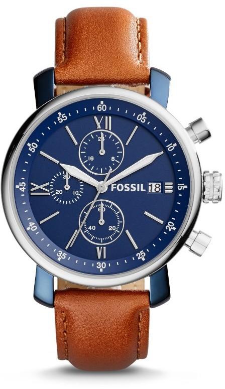 Fossil BQ2163 Chronograph Watch (Brown/Blue)
