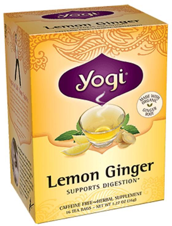 Yogi Lemon Ginger Tea 16 Tea Bags