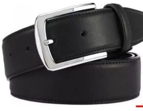 Mens Buckle Comfortable Belt - BLACK You are not fully dressed if this one thing is missing and that is Belt , Belt make your image elegant, stylish and smart this belt is suitable