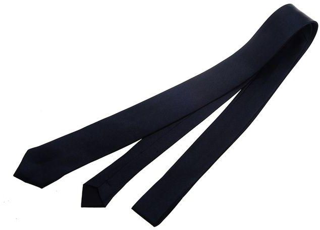 Generic Man Casual Necktie Skinny Slim Narrow Neck Tie - Solid Dark