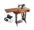 Two Lion Sewing Machine (Manual & Auto) With 2-Drawer Table