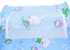 Generic Portable Baby Travel Bed Indoor & Outdoor Crib Mosquito Net - FLORAL Blue