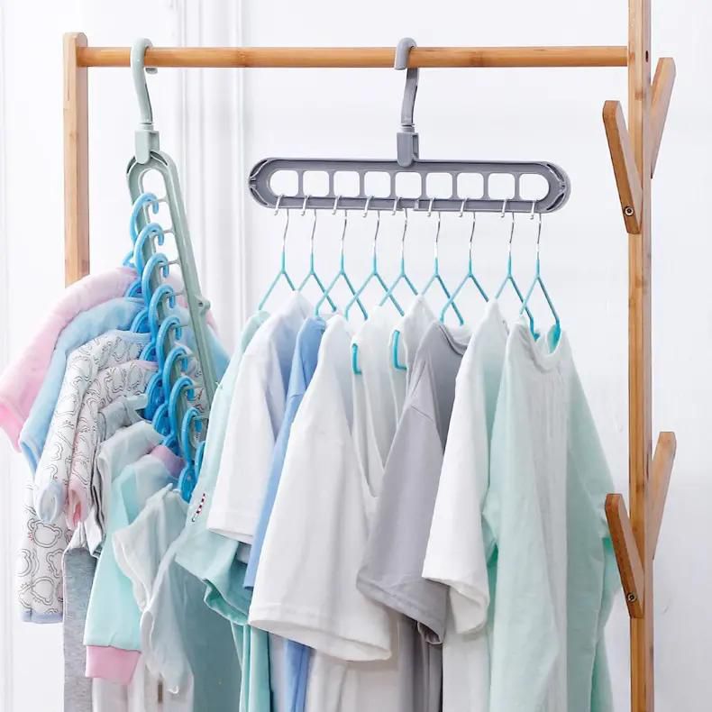Magic Multi-port Support hangers for Clothes Drying Rack Clothes Rack Drying Hanger Storage Hangers