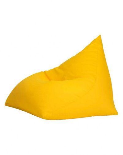 Antakh Pyramoid Cotton Beanbag - Yellow