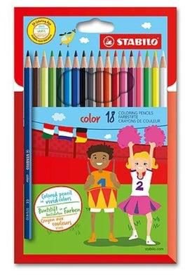 18 Colouring Pencils