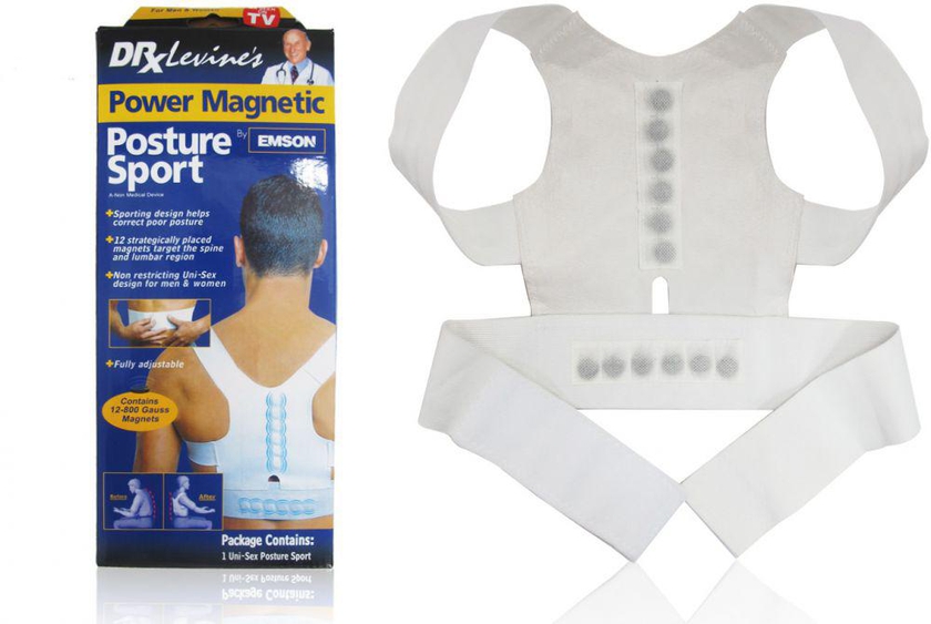 Power Magnetic Posture Support, White