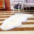 Universal Soft Sheepskin Rug Chair Cover Warm Hairy Carpet Seat Pad Plain Skin Fur Plain