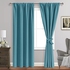 Blackout Turquoise Curtain For Living Rooms