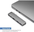 Purgo Mini USB C Hub Adapter Dongle for MacBook Air 2023-2018 and MacBook Pro 13 M2 2022-2016, MacBook Air USB Adapter with 4K HDMI, 100W PD, 40Gbps TB3 5K@60Hz, USB-C and 2 USB 3.0