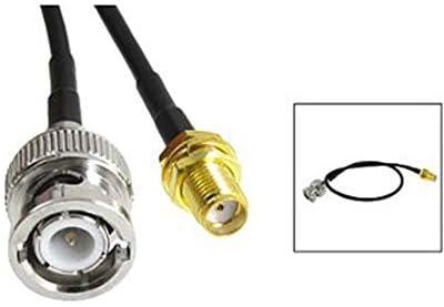Wassalat Coaxial RG59-SMA Female To BNC Male Cable 30Meter