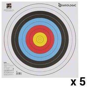 Geologic 5 Faces 40x40cm Archery Target