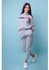 LADIES HIGH VALUED ALL SEASON UP AND DOWN HOODIE JOGGERS - GREY