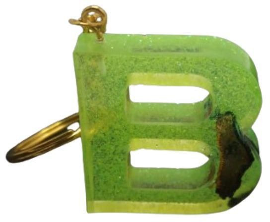 For Mother's Gift& Ramdan Keychain-letter B-Green Lemon