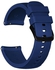 Universal 20mm Silicone Watch Strap For Samsung-Dark Blue
