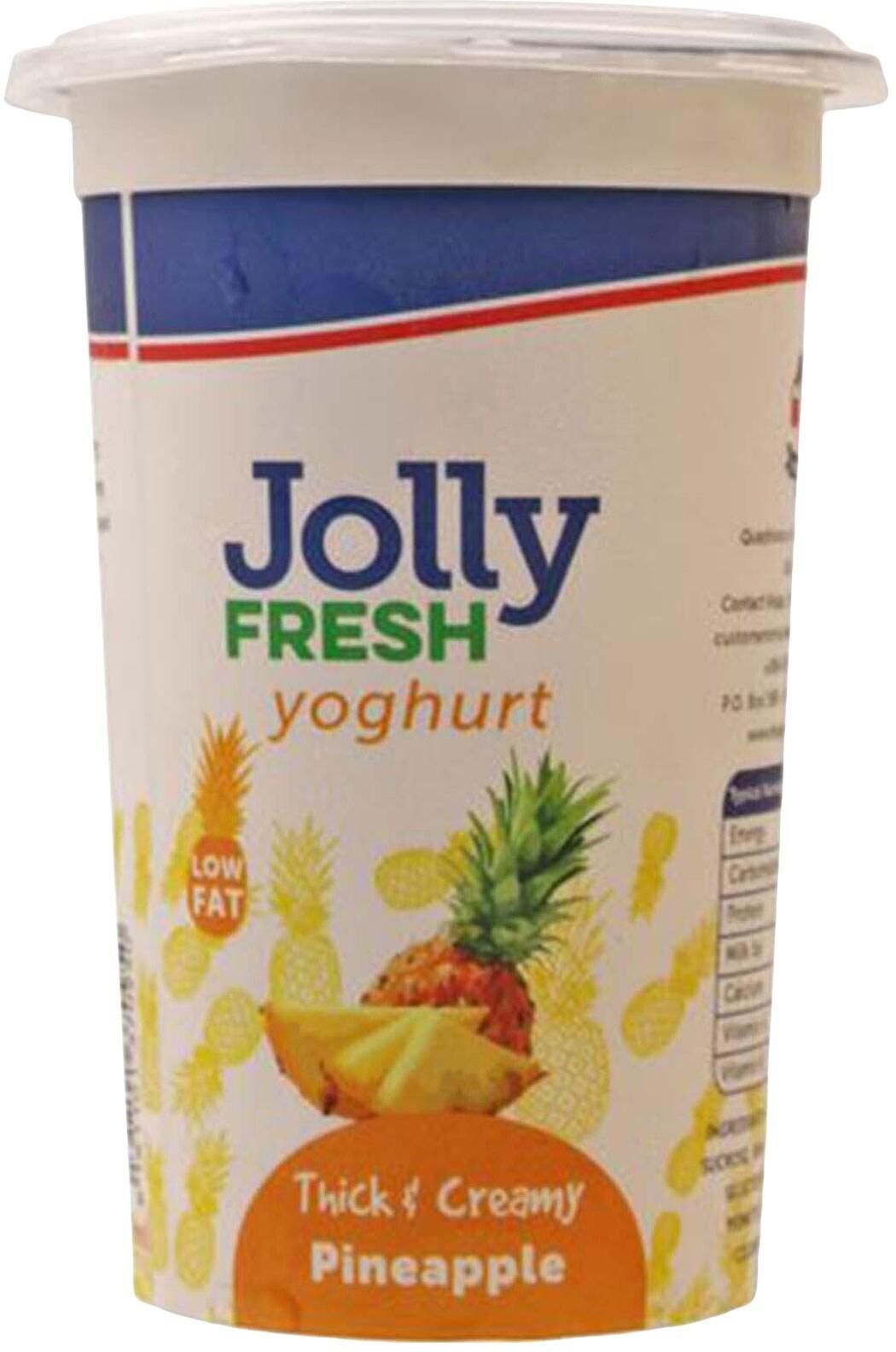 Jolly Fresh Thick And Creamy Pineapple Cup Yoghurt 500ml